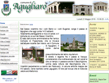 Tablet Screenshot of comune.agugliaro.vi.it